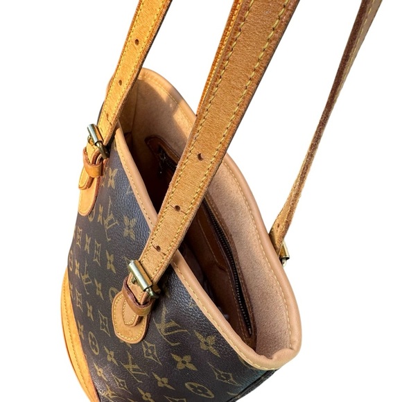 Authentic Louis Vuitton monogram, bucket, shoulder bag, PM SR0948 - Picture 13 of 15